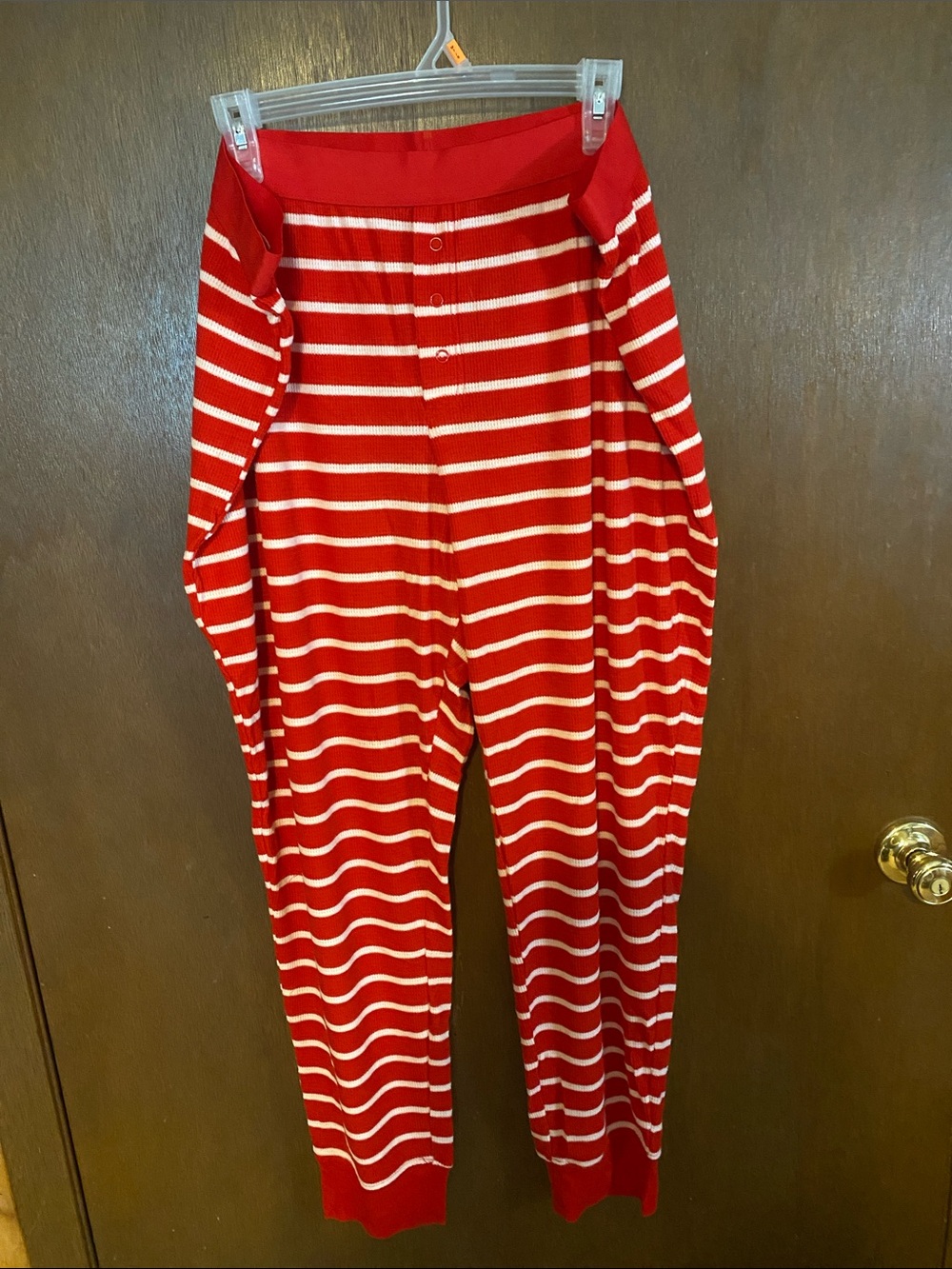 Wondershop Red & White Striped Knit Lounge Pants